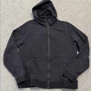 Lululemon Men's Black Hoodie Sweater